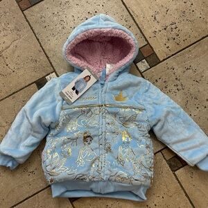 NWT Disney Princess plush hoodies